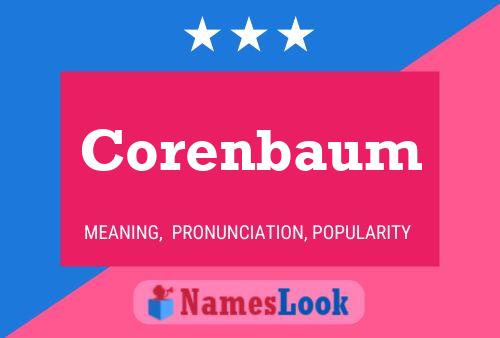 Póster del nombre Corenbaum