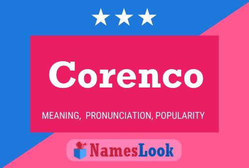 Póster del nombre Corenco