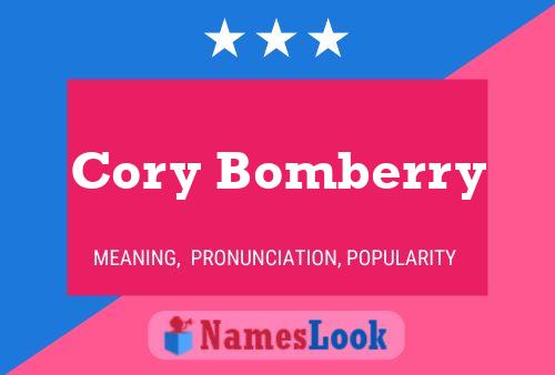 Póster del nombre Cory Bomberry