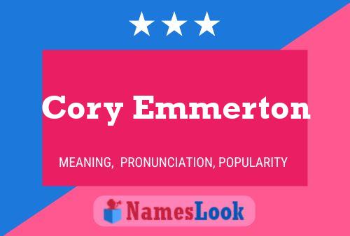 Póster del nombre Cory Emmerton