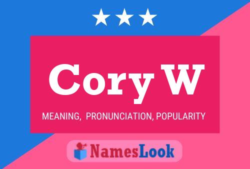 Póster del nombre Cory W