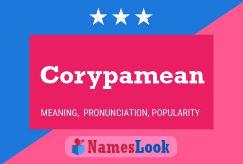 Póster del nombre Corypamean