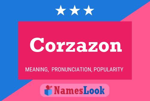 Póster del nombre Corzazon