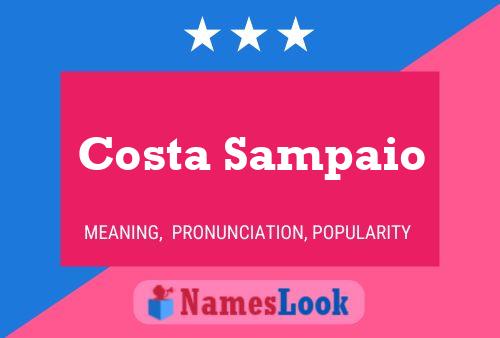 Póster del nombre Costa Sampaio