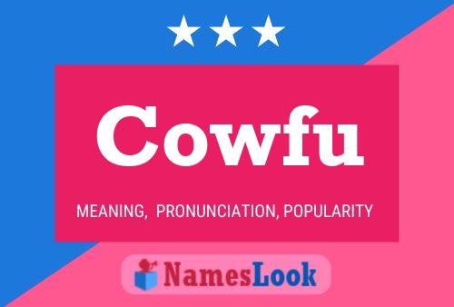 Póster del nombre Cowfu