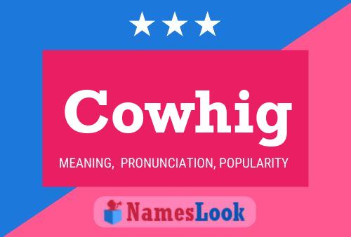 Póster del nombre Cowhig