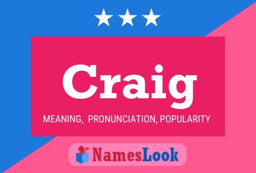 Póster del nombre Craig