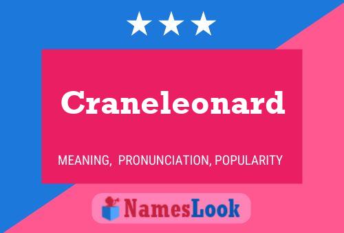 Póster del nombre Craneleonard