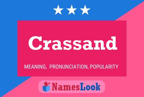 Póster del nombre Crassand