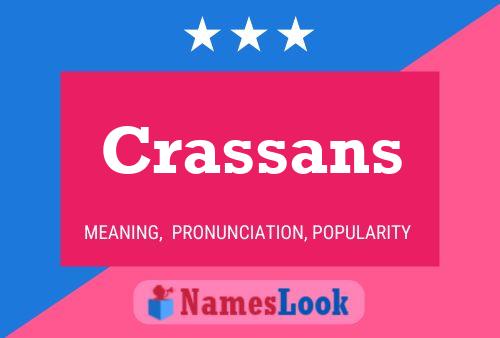 Póster del nombre Crassans