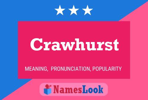 Póster del nombre Crawhurst