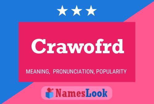 Póster del nombre Crawofrd