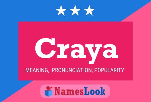 Póster del nombre Craya