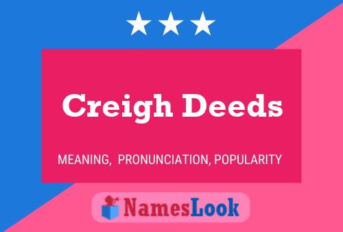 Póster del nombre Creigh Deeds