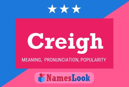 Póster del nombre Creigh