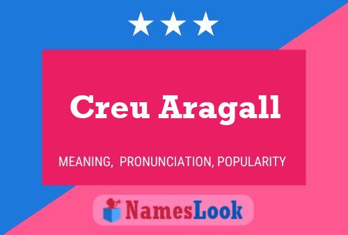 Póster del nombre Creu Aragall