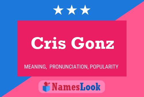 Póster del nombre Cris Gonz