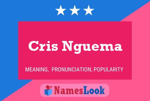 Póster del nombre Cris Nguema