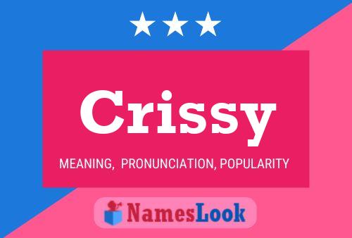 Póster del nombre Crissy