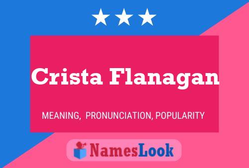 Póster del nombre Crista Flanagan