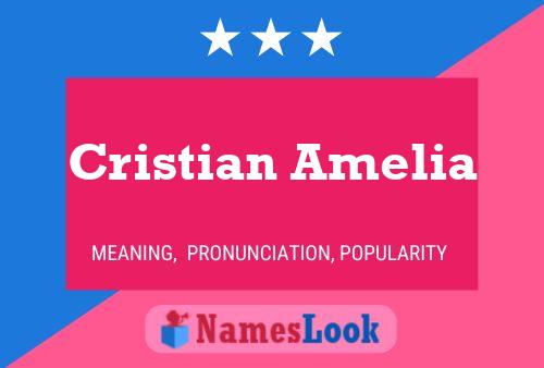 Póster del nombre Cristian Amelia