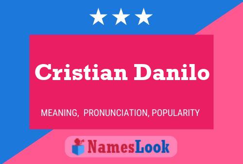 Póster del nombre Cristian Danilo