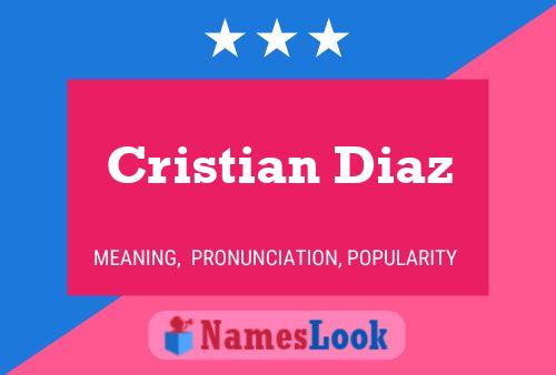 Póster del nombre Cristian Diaz