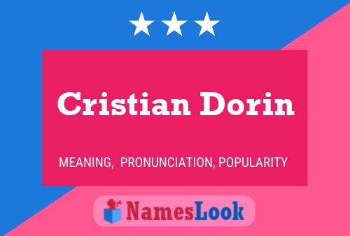 Póster del nombre Cristian Dorin