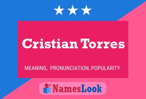 Póster del nombre Cristian Torres