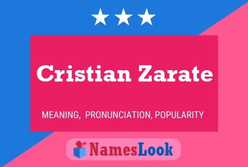 Póster del nombre Cristian Zarate