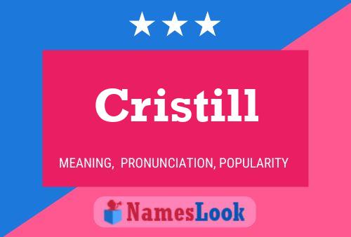 Póster del nombre Cristill