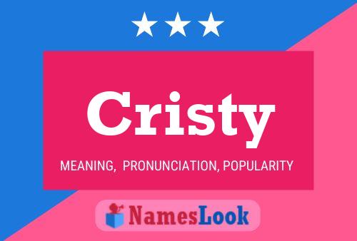 Póster del nombre Cristy