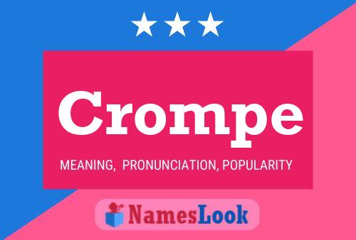 Póster del nombre Crompe