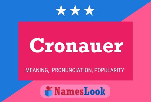 Póster del nombre Cronauer