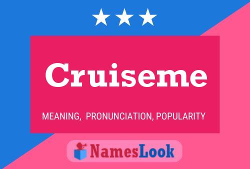 Póster del nombre Cruiseme