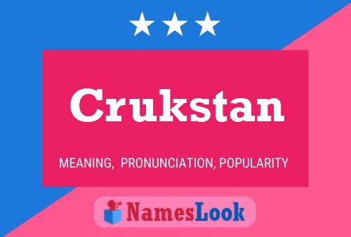 Póster del nombre Crukstan