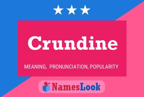 Póster del nombre Crundine