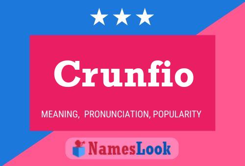 Póster del nombre Crunfio