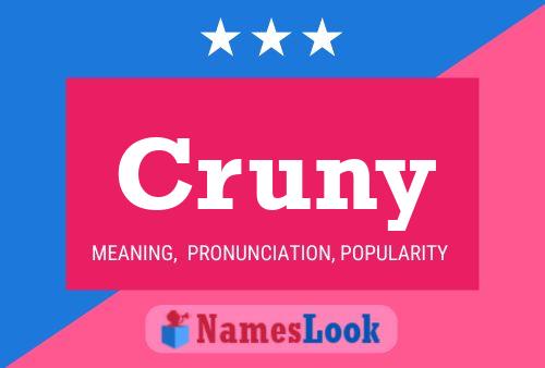 Póster del nombre Cruny