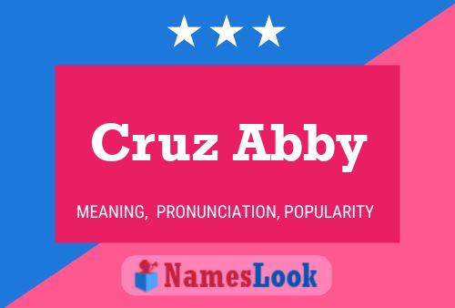 Póster del nombre Cruz Abby