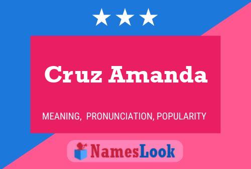 Póster del nombre Cruz Amanda