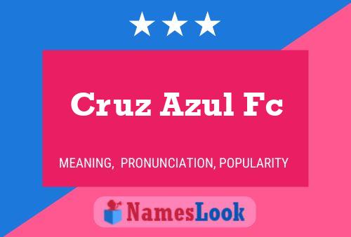 Póster del nombre Cruz Azul Fc