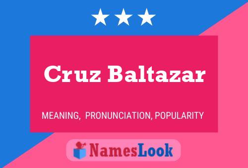 Póster del nombre Cruz Baltazar