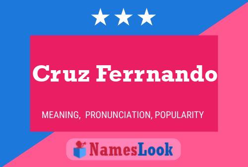 Póster del nombre Cruz Ferrnando