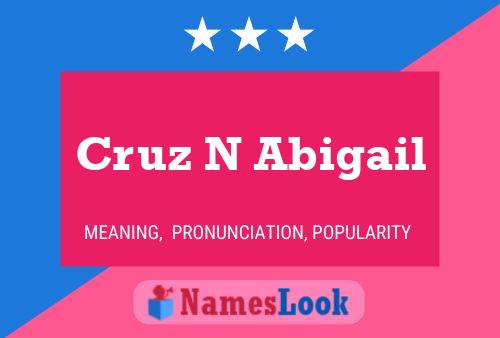 Póster del nombre Cruz N Abigail