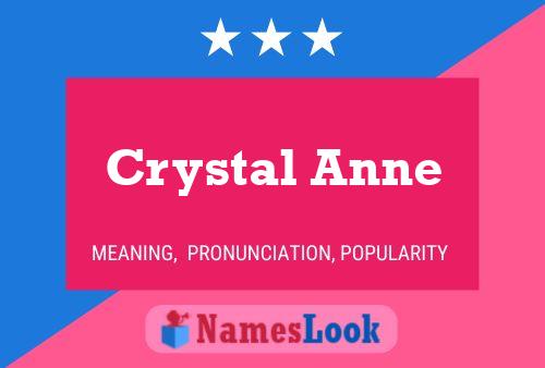 Póster del nombre Crystal Anne