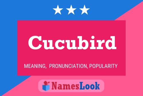 Póster del nombre Cucubird