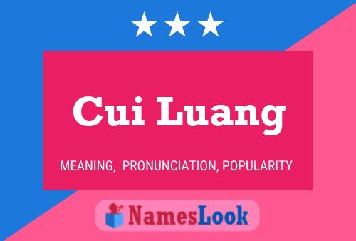 Póster del nombre Cui Luang