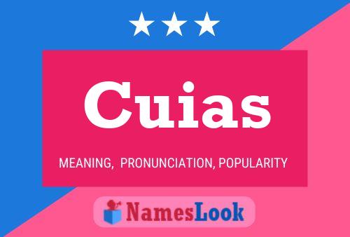 Póster del nombre Cuias