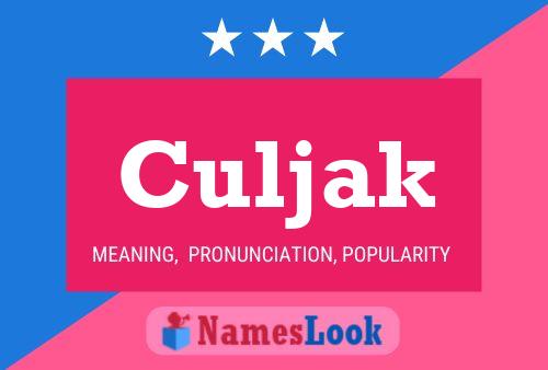 Póster del nombre Culjak